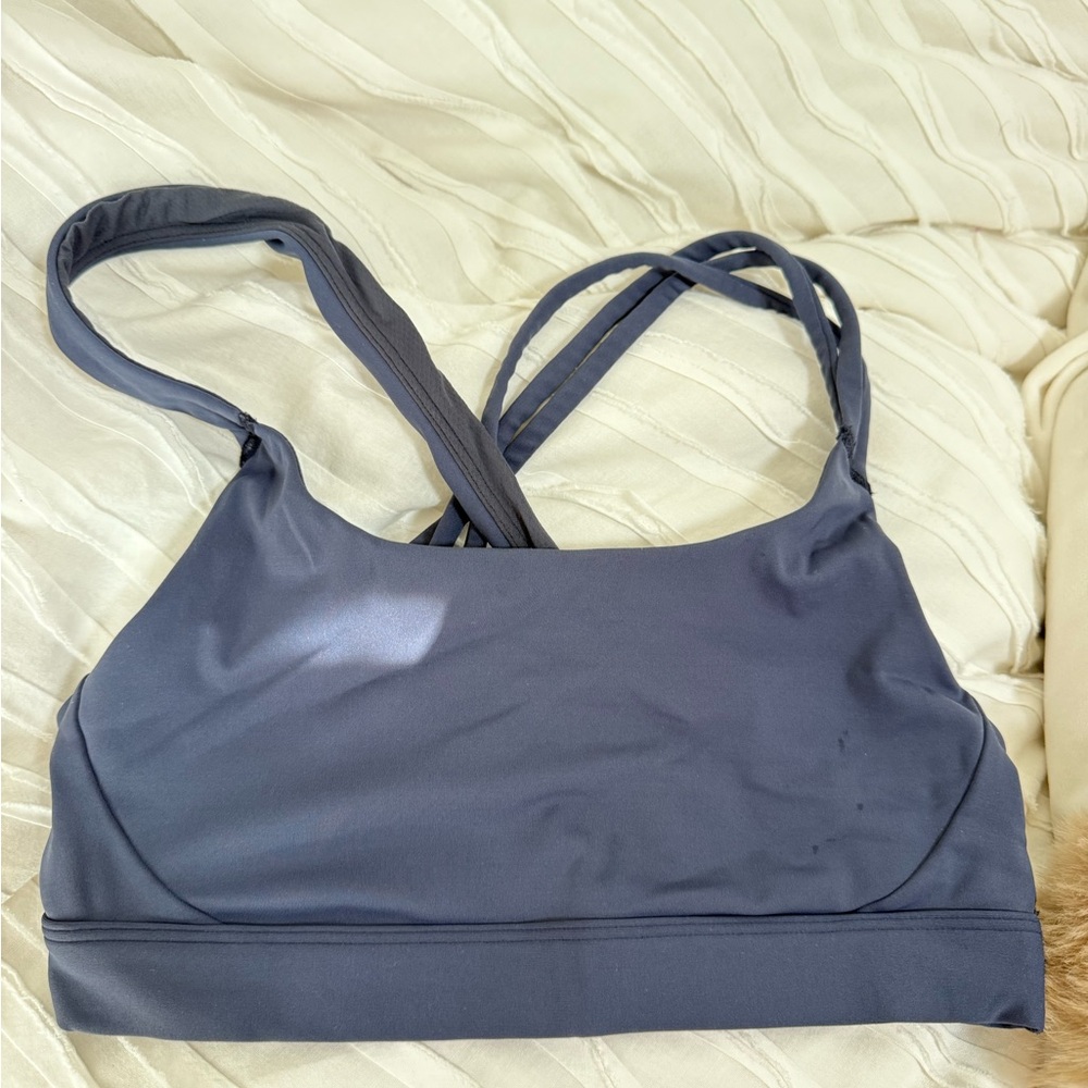 Blue/Grey Athleta Train Free Bra